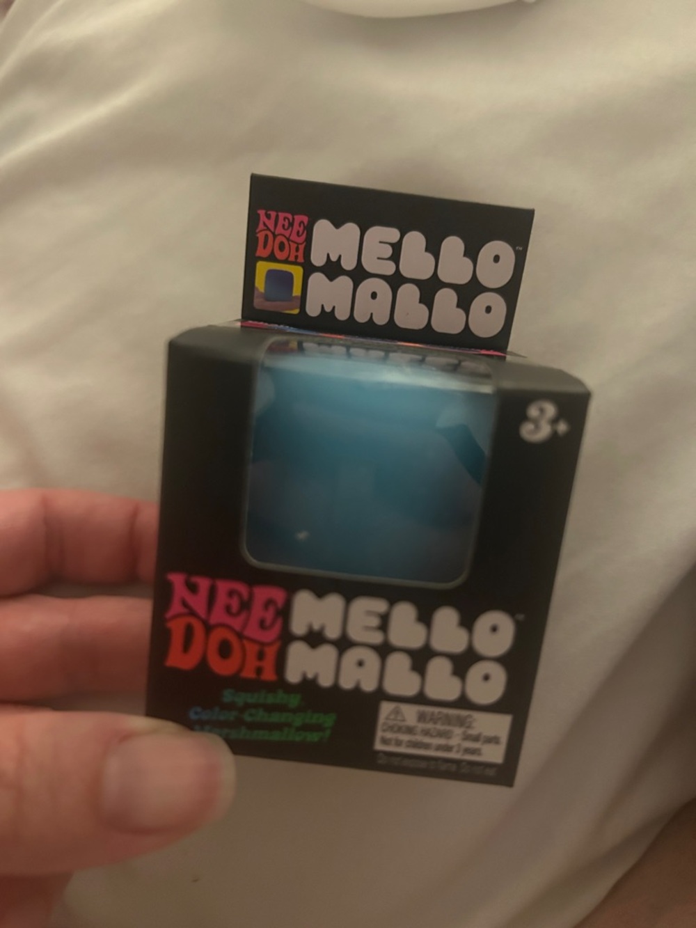 NeeDoh Mello Mallo Kids Color-Changing Squishy Toy - Blue
